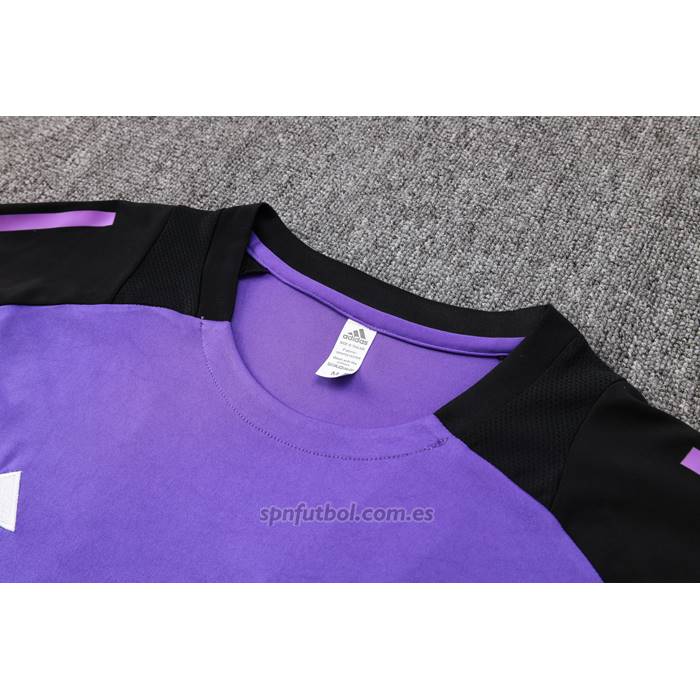 Chandal del Alemania Manga Corta 2024-2025 Purpura - Pantalon Corto